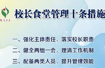 構(gòu)建校園食品安全長效管理機制
