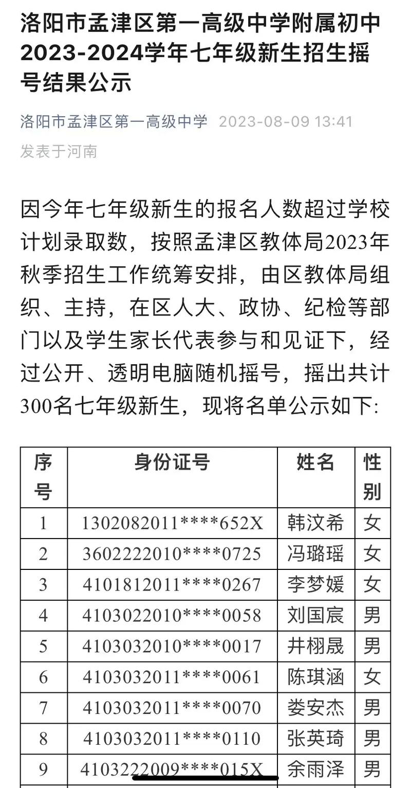 孟津雙語(yǔ)學(xué)校搖號(hào)，公平與選擇的博弈