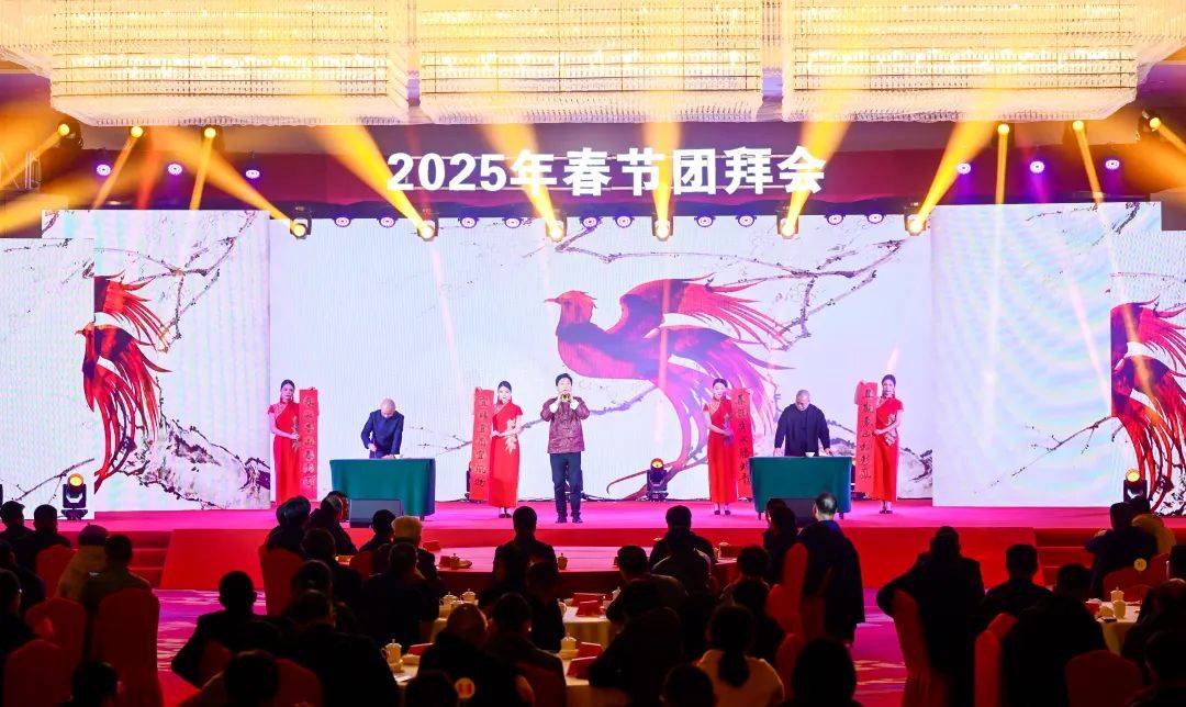 學(xué)校參加泰安市XXXX年春節(jié)團(tuán)拜會(huì)，共融共慶，共謀發(fā)展