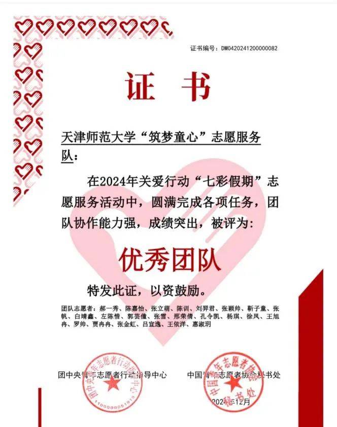 喜報(bào)，我院筑夢(mèng)七彩志愿服務(wù)隊(duì)榮選2024年七彩假期關(guān)愛行動(dòng)志愿服務(wù)團(tuán)