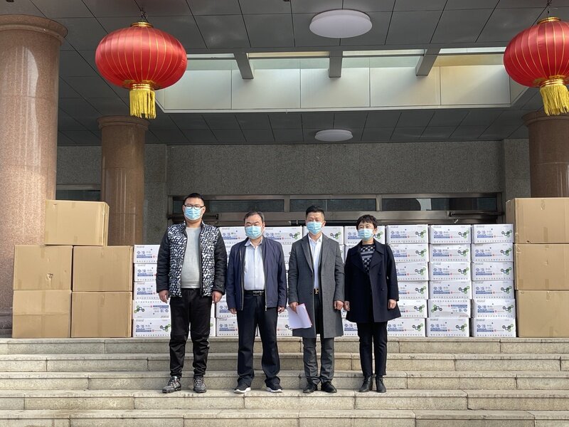 濟南舜華餐飲有限公司慷慨捐贈抗疫情物資，攜手共筑健康防線